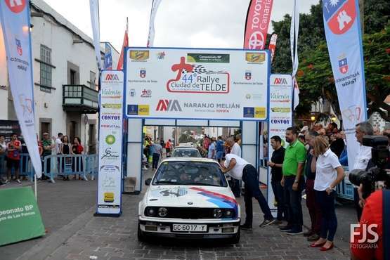 San Juan, escenario de la protocolaria ceremonia de salida del Rallye de Telde (Foto Francisco Javier Santana)